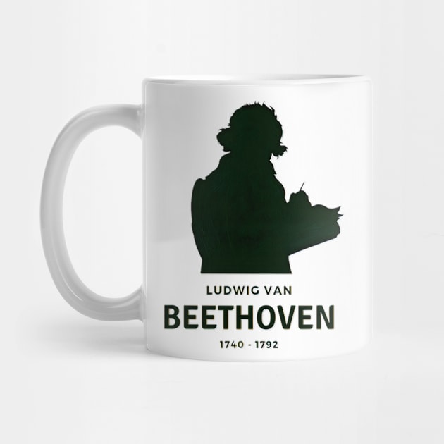 Ludwig van Beethoven (1740 - 1792) by Artemis Art House